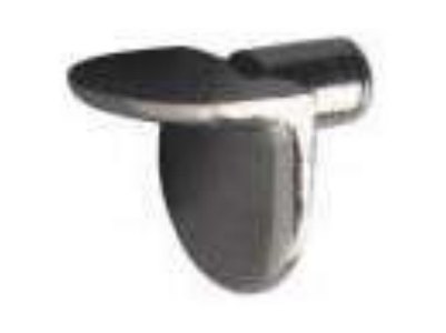 Nickel push-in shelf stud